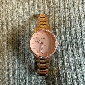 Fossil Rose Gold Watch